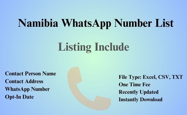 Namibia whatsapp number list